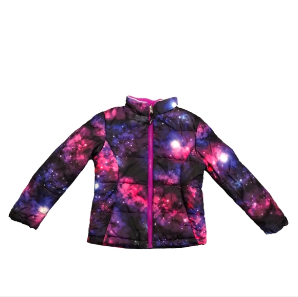 Mountain Xpedition Other - ÷Mountain Xpedition Girl S/CH 6-6X Purple GALAXY SPACE Jacket Coat Full Zip